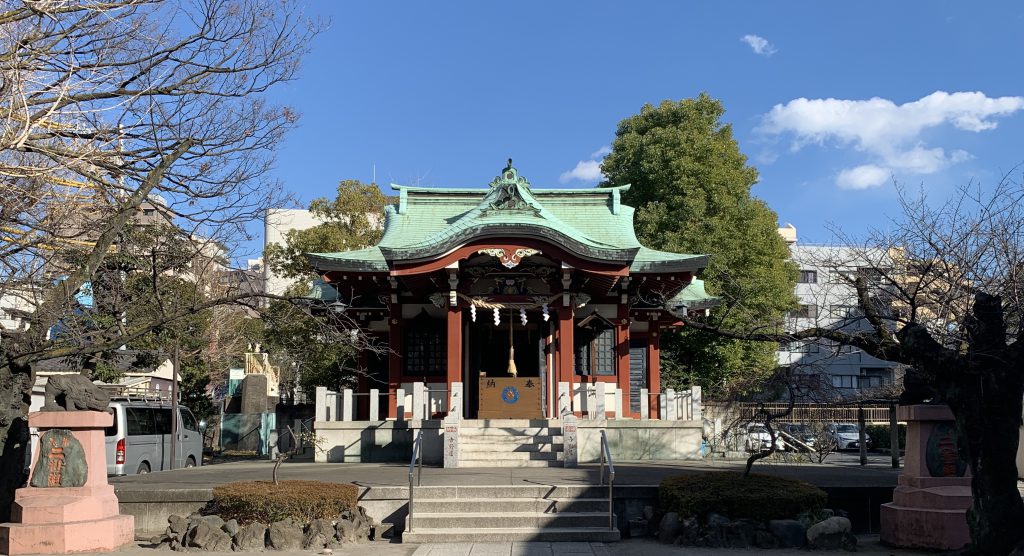 現在の洲﨑神社社殿