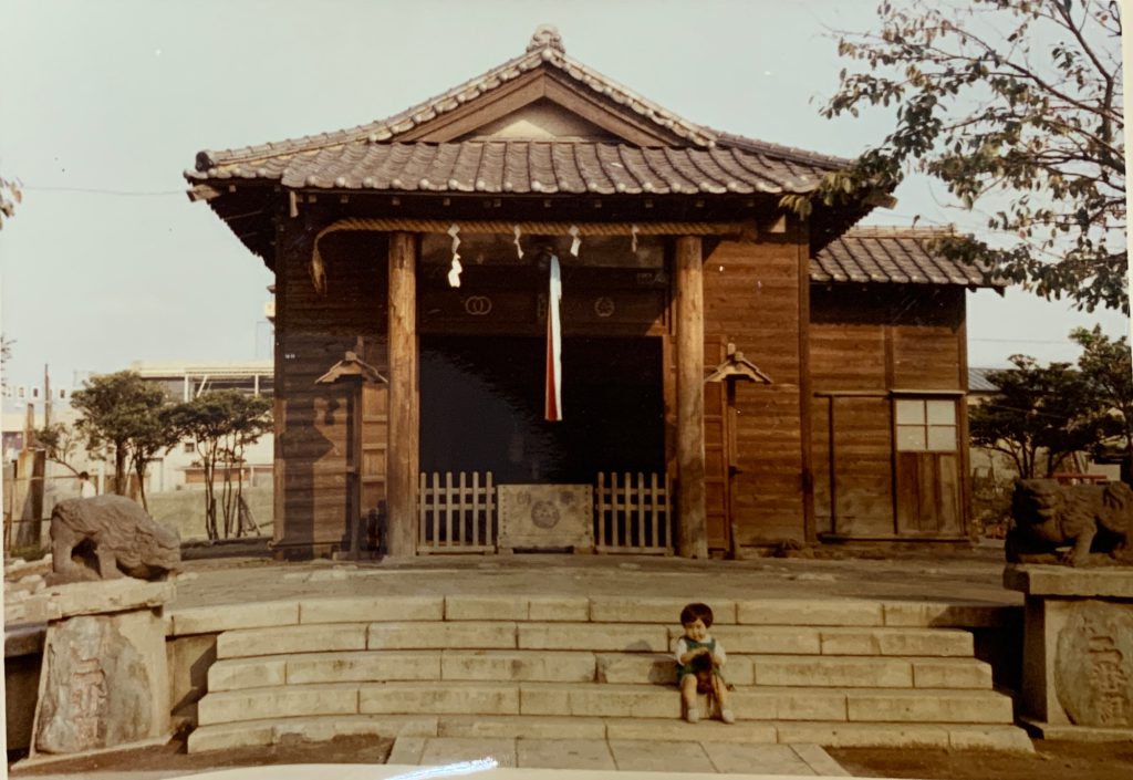昭和四十三年以前の洲﨑神社社殿