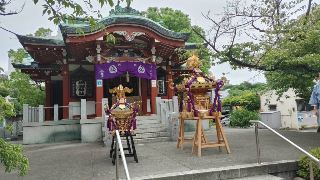 洲﨑神社の夏。江戸っ子がそわそわ。