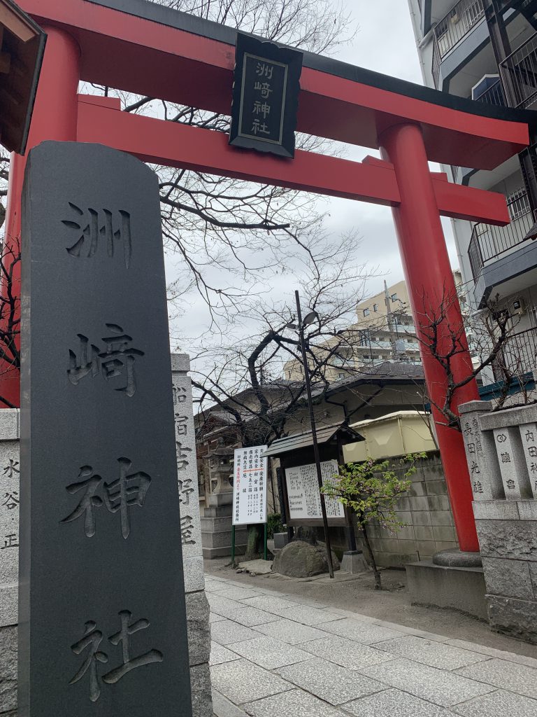明神鳥居型の洲﨑神社鳥居
