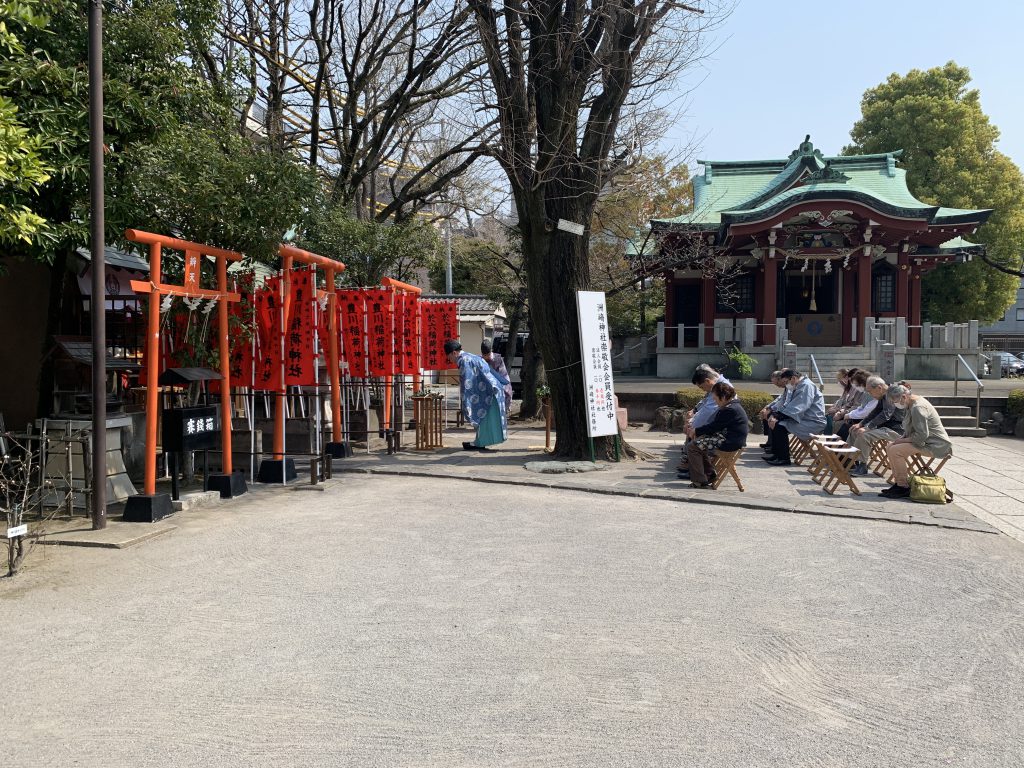 稲荷神社での初午祭