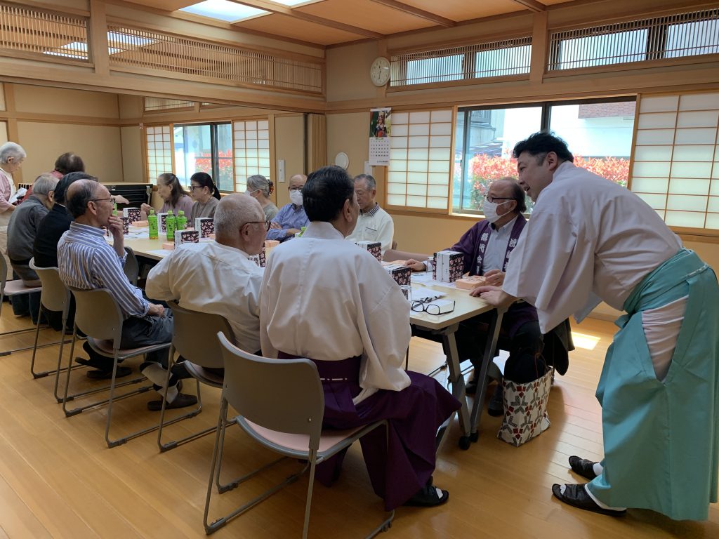 豊光殿での地域の集会