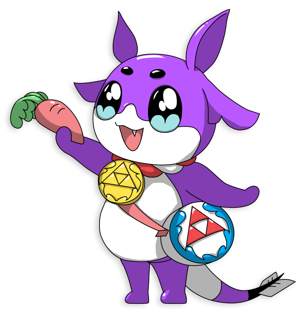 洲﨑神社オリジナルキャラクターたまちゃん。